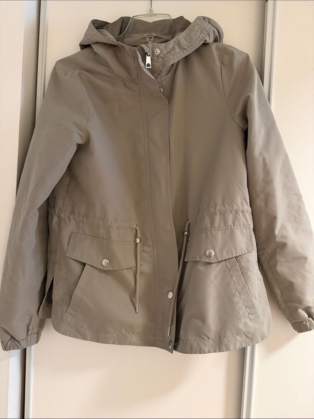 Vero Moda Light olive Hooded Utility Jacket - Picture 6 of 6